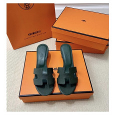 에르메스 올수공 오아시스 슬리퍼 샌들 앱송 25